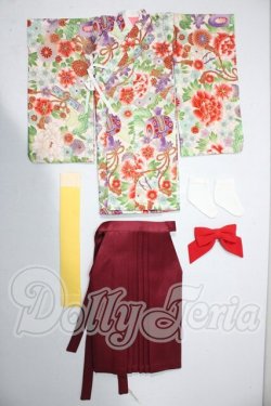 画像1: MSD＆MDD/OF:えんじ色袴セット・ミニ U-26-02-18-135-TN-ZU