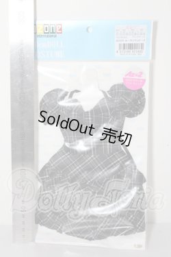 画像2: 1/3スケール用 AZO2 ラ・ルーチェワンピース ブラックチェック A-26-02-25-1032-TN-ZU