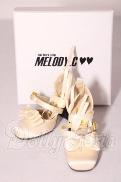 画像1: SD/melody.C/真夏のワルツ シルクシューズ U-26-02-25-128-TN-ZU