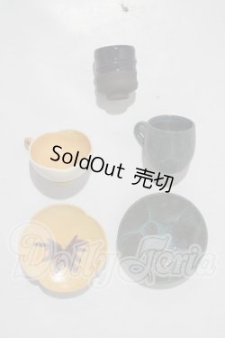 画像1: 60cmドール用ミニチュア食器セット U-26-03-04-110-TN-ZU