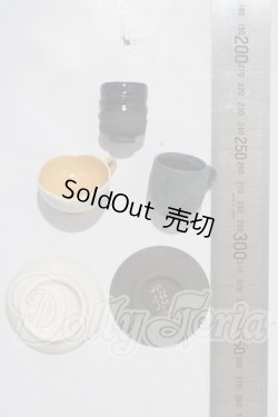 画像2: 60cmドール用ミニチュア食器セット U-26-03-04-110-TN-ZU