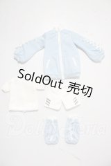 MSD＆MDD/OF:メランコリック水色ジャージ・ミニ U-26-03-11-118-TN-ZU