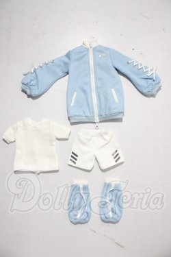 画像1: MSD＆MDD/OF:メランコリック水色ジャージ・ミニ U-26-03-11-118-TN-ZU