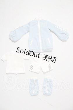 画像1: MSD＆MDD/OF:メランコリック水色ジャージ・ミニ U-26-03-11-118-TN-ZU