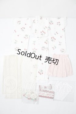 画像1: MDD/OF：RosenliaDoll様製衣装 イチゴ小町 U-26-03-18-130-TN-ZU