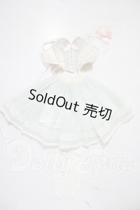 SMD/ミントブルー・コルセットドレス・ミニ U-26-03-25-182-TN-ZU