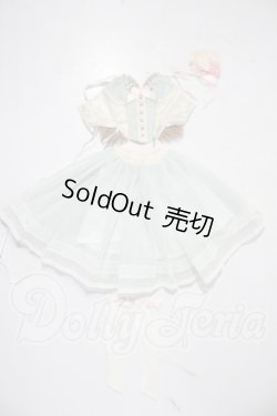 画像1: SMD/ミントブルー・コルセットドレス・ミニ U-26-03-25-182-TN-ZU