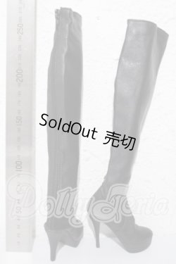 画像2: monochrome/70cm男の子ヒール足用ブーツ A-26-04-01-1022-TN-ZU