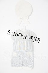 SD/OF:ストライプサロペットセット U-26-04-08-155-TN-ZU