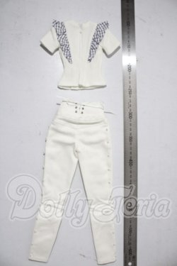 画像2: DD/OF:ホワイト×チェックスキニーセット A-26-04-08-1056-TN-ZU