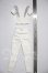 画像2: DD/OF:ホワイト×チェックスキニーセット A-26-04-08-1056-TN-ZU (2)