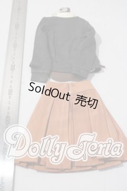 画像2: MSD/OF:すずらんブーケカーディガン＆プリーツスカートセット・ミニ:VOLKS製 U-26-04-15-146-TN-ZU