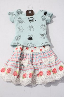 画像1: SD/さくらんぼドレスセット U-26-04-15-160-TN-ZU