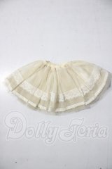 SDM＆MSD/OF:チュールスカート(アイボリー)・ミニ U-26-04-15-173-TN-ZU