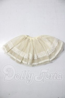 画像1: SDM＆MSD/OF:チュールスカート(アイボリー)・ミニ U-26-04-15-173-TN-ZU