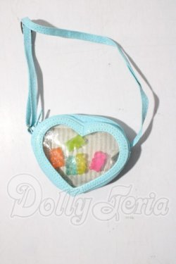 画像1: SD/OF:ハートクリアバッグ(ライトブルー)&グミセット U-26-04-22-164-TN-ZU