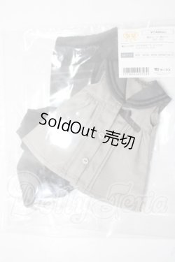 画像1: 幼sd/鏡のセーラー服セット（灰）・ちび U-26-04-29-123-TN-ZU