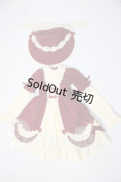 画像1: SD/クラシカルレースアップロリータ(ボルドー)  U-26-04-29-111-TN-ZU