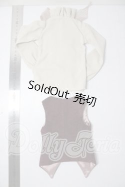 画像2: SD13BOY/OF：VOLKS製ジレ＆ブラウスセット U-26-05-27-094-TN-ZU