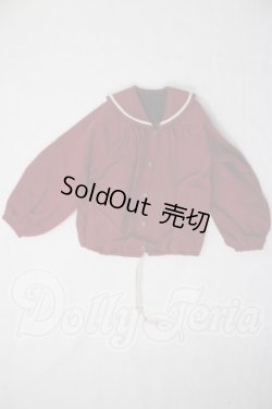 画像1: SDGｒ男の子/Maroon Sailor Jumper　36.5℃製 U-26-07-01-137-TN-ZU