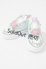 DD/OF：yamyam sugar製スニーカー A-26-07-22-1027-TN-ZU