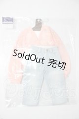 DD/OF：カシュクールニット＆スキニーデニムセット A-26-08-05-1007-TN-ZU