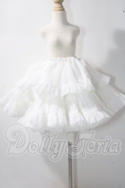 画像1: MSD＆MDD/OF：ぽんぽんパニエ(ホワイト) A-26-08-12-149-TN-ZU