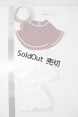 画像2: MSD/OF:セーラースタイルワンピース(エンジ)・ミニ U-26-08-19-147-TN-ZU