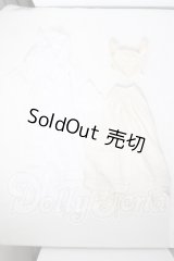 SD＆DD/OF:ホワイトシフォンガウン U-26-08-26-050-TN-ZU