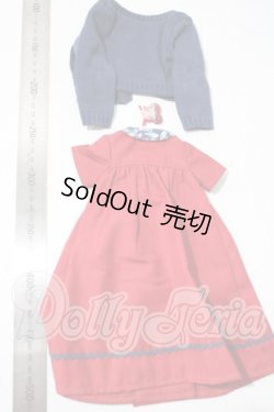 画像2: SDM/OF:よそゆきワンピセット(ダークレッド)・ミニ U-26-09-09-135-TN-ZU