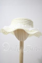 SD/OF:rosenlia doll製ストローハット U-26-09-24-188-TN-ZU