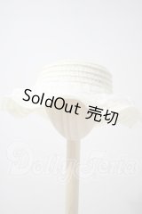 SD/OF:rosenlia doll製ストローハット U-26-09-24-188-TN-ZU
