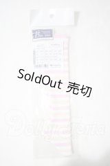 SD・D/OF:ソックス（桃色ボーダー） U-26-10-28-173-TN-ZU