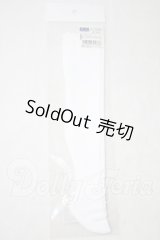 SD/OF：ソックス（白・半光沢） U-26-10-21-205-TN-ZU