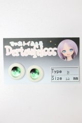 レジンアイ/22mm:でぃあトイふぇる様製 S-24-11-24-400-GN-ZS