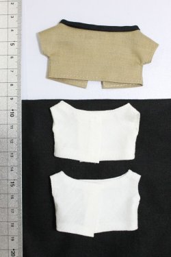 画像2: ネオブライス/ディーラー衣装：ショート丈トップス3点セット S-24-12-29-481-KD-ZS