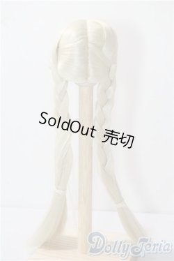 画像2: 7-8inch/ウィッグ三つ編み/ブロンド) U-25-08-26-046-GN-ZU
