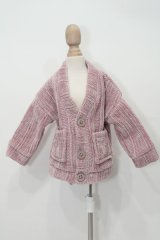 MSD/OF:wool cardigan S-24-03-03-471-GN-ZS