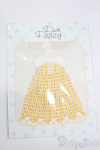 ネオブライス/衣装：裾スカラップワンピース　イエロー（deardarling/ジュニームーン） S-25-05-04-147-NY-ZS