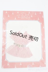 ネオブライス/衣装：ベルト付きミニワンピース　レッド（deardarling/ジュニームーン） S-25-05-04-150-TN-ZS
