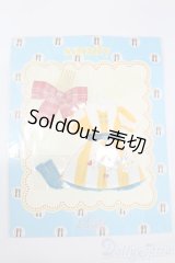 ネオブライス/OF:sandyストライプワンピースセット　イエロー（ジュニームーン製） S-25-06-22-688-TN-ZS