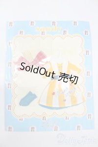 ネオブライス/OF:sandyストライプワンピースセット　イエロー（ジュニームーン製） S-25-06-22-691-TN-ZS