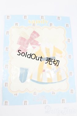 画像1: ネオブライス/OF:sandyストライプワンピースセット　イエロー（ジュニームーン製） S-25-06-22-687-TN-ZS