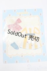 ネオブライス/OF:sandyストライプワンピースセット　イエロー（ジュニームーン製） S-25-06-22-690-TN-ZS