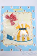 ネオブライス/OF:sandyストライプワンピースセット　イエロー（ジュニームーン製） S-25-05-04-160-TN-ZS