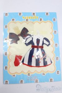 ネオブライス/OF:sandyストライプワンピースセット（ネイビー（ジュニームーン製） S-25-05-04-164-TN-ZS