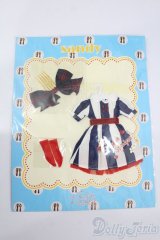 ネオブライス/OF:sandyストライプワンピースセット（ネイビー（ジュニームーン製） S-25-05-04-162-TN-ZS