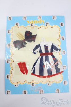 画像1: ネオブライス/OF:sandyストライプワンピースセット（ネイビー（ジュニームーン製） S-25-05-04-162-TN-ZS