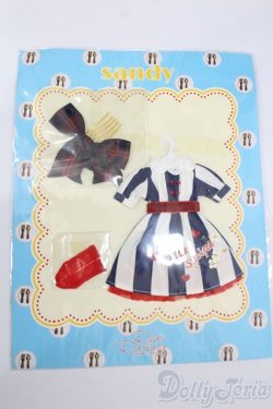画像1: ネオブライス/OF:sandyストライプワンピースセット（ネイビー（ジュニームーン製） S-25-05-04-165-TN-ZS