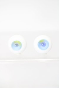 18mm/グラスアイ（硝子屋Rosa様/ブルー・イエロー系） S-25-06-01-587-KD-ZS